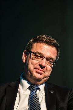 Volker Münz, religionspolitischer Sprecher der AfD-Bundestagsfraktion, am 12. Mai 2018 in Münster.