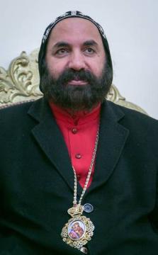 Bischof Severios Malke Mourad, syrisch-orthodoxe Patriarchalvikar für Jerusalem und Jordanien.
