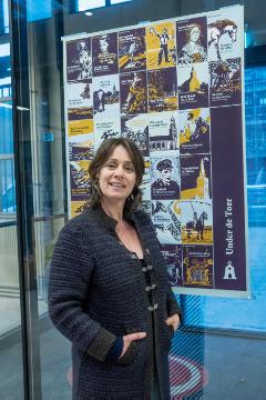 Tamara Schoppert, Schauspielerin und künstlerische Leiterin von Veranstaltungen im Rahmen der Europäischen Kulturhauptstadt, in Leeuwarden (Friesland), Europäische Kulturhauptstadt 2018, am 11. Dezember 2017.