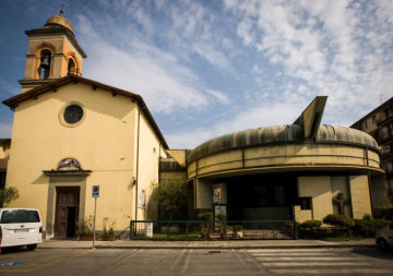 Die Kirche Santa Maria Maggiore in Pistoia am 25. August 2018.