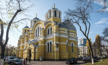 Ukrainisch-orthodoxe Kathedrale Wladimir des Kiewer Patriarchats am 28. Oktober 2018 in Kiew.