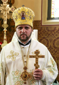 Hilarion Alfejew, russisch-orthodoxer Metropolit von Wolokolamsk und Leiter des Außenamtes des Moskauer Patriarchats, am 21. Juni 2015 in Korschenbroich.