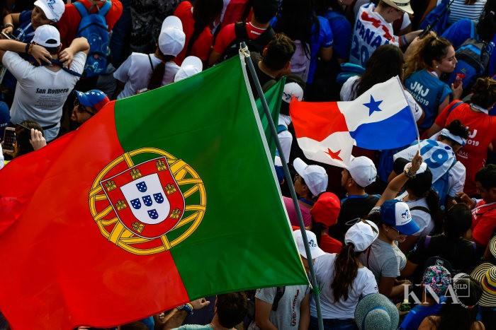 190127-93-000024 Portugiesische Fahne auf dem WJT 2019