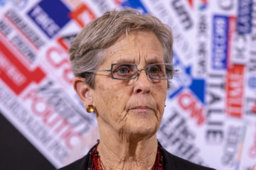 Barbara Dorris, ehemalige Geschäftsführerin von "Survivors Network of those Abused by Priests" (SNAP), am 19. Februar 2019 in Rom.