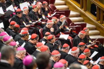 Blick in die Synodenaula während der Eröffnung des Anti-Missbrauchsgipfels, am 21. Februar 2019 im Vatikan.