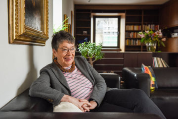 Barbara Schock-Werner, ehemalige Dombaumeisterin am Kölner Dom, am 26. April 2019 in Köln.
