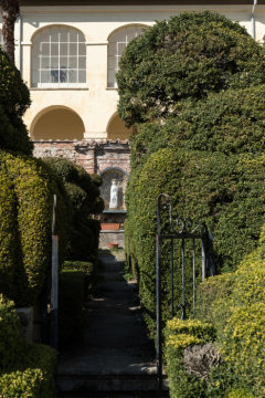 Garten im ehemaligen Kloster Trisulti am 19. Januar 2019 in Collepardo (Italien).