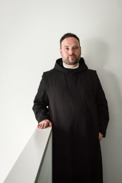 Benediktinerpater Nikodemus Schnabel, Pressesprecher der Dormitio-Abtei in Jerusalem und Direktor des Jerusalemer-Instituts der Görres-Gesellschaft, am 28. Mai 2019 in Bonn.