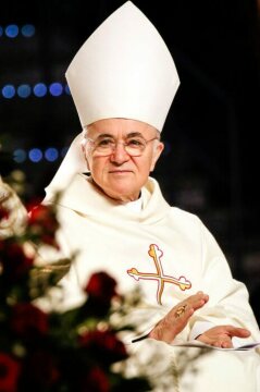 Erzbischof Carlo Maria Vigano, Apostolischer Nuntius in den USA, am 22. Januar 2016 in Washington.