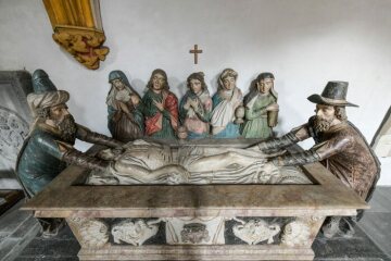 Grablegung Jesu in der Kirche Sankt Castor in Treis-Karden am 20. Oktober 2018.