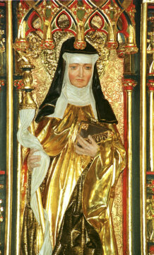 Heilige Hildegard von Bingen. (Aufnahmedatum unbekannt)