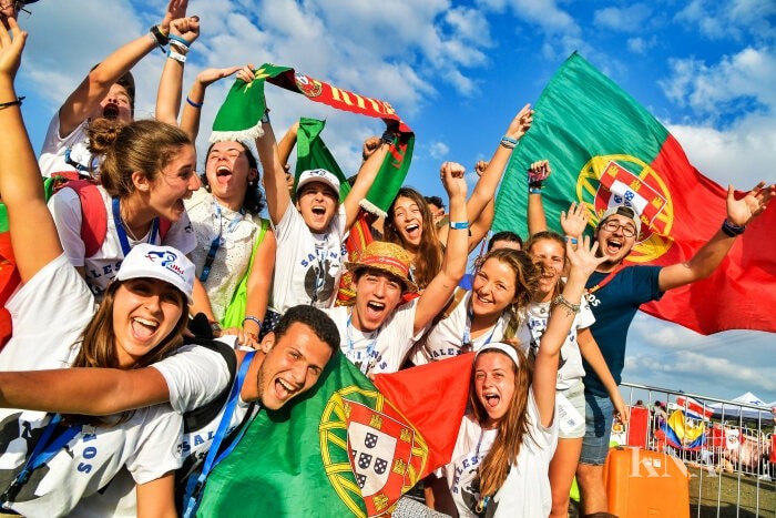 190127-93-000079 Portugiesische Jugendliche auf dem WJT 2019