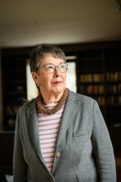 Barbara Schock-Werner, ehemalige Dombaumeisterin am Kölner Dom, am 26. April 2019 in Köln.