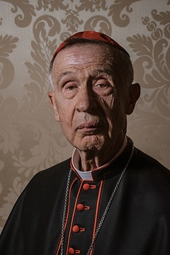 Kardinal Luis Francisco Ladaria Ferrer, Präfekt der Kongregation für die Glaubenslehre, am 4. Mai 2019 am Sitz der Glaubenskongregation im Vatikan.