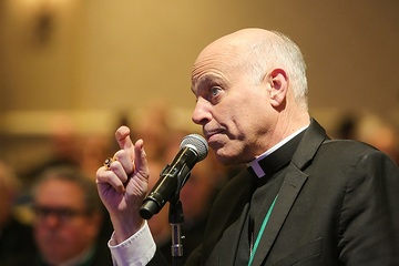 Salvatore Joseph Cordileone, Erzbischof von San Francisco, spricht bei der Herbstvollversammlung der US-amerikanischen Bischofskonferenz (USCBB) am 14. November 2018 in Baltimore (USA).