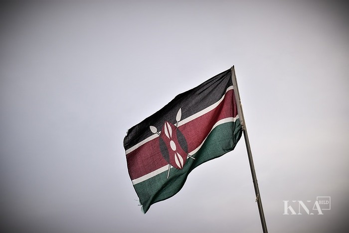 240427-0916-000001 Nationalflagge von Kenia