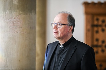 Stephan Ackermann, Bischof von Trier, am 15. Mai 2020 in Trier.